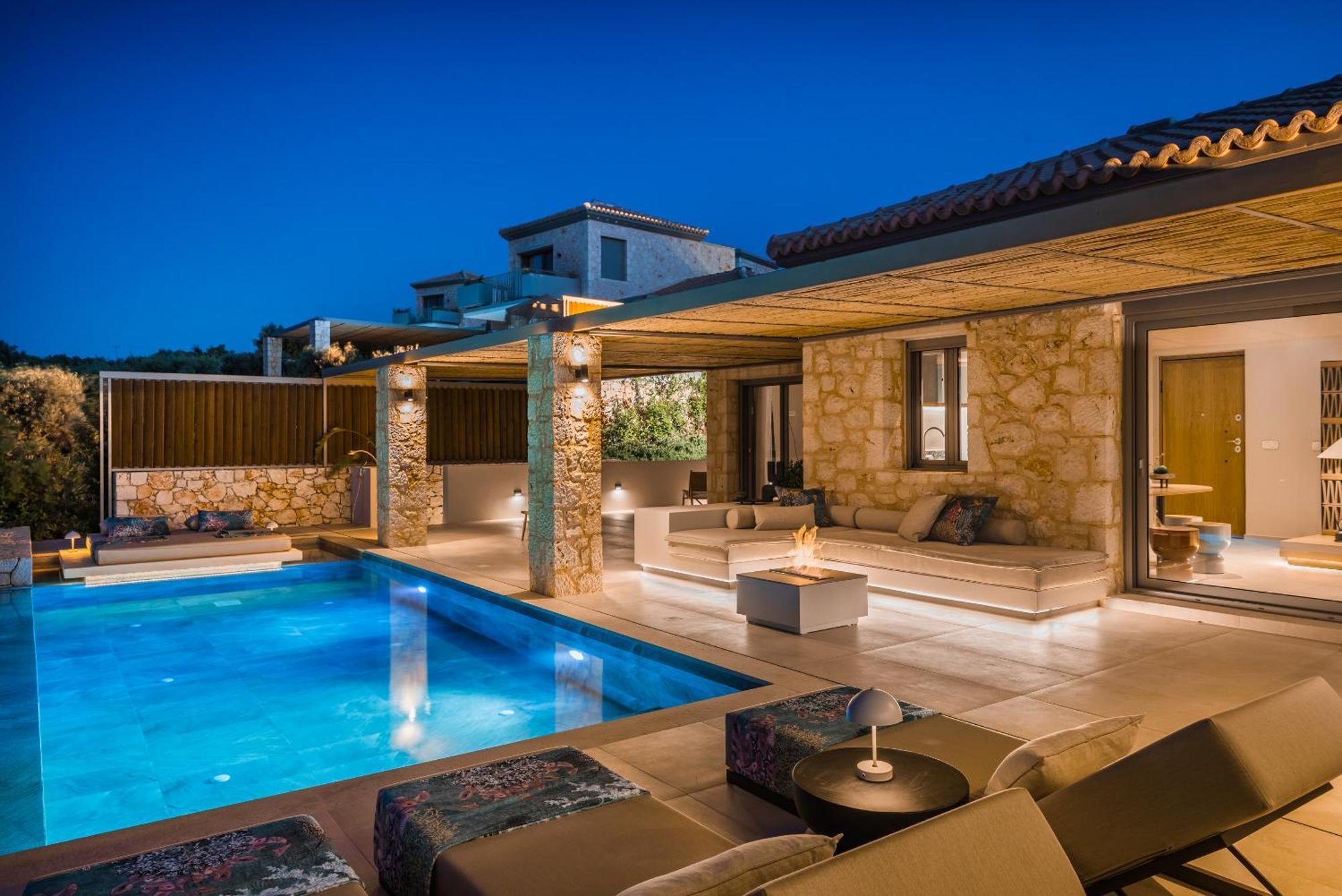 Epiphany Villas Lefkada Tsoukaladhes Bagian luar foto