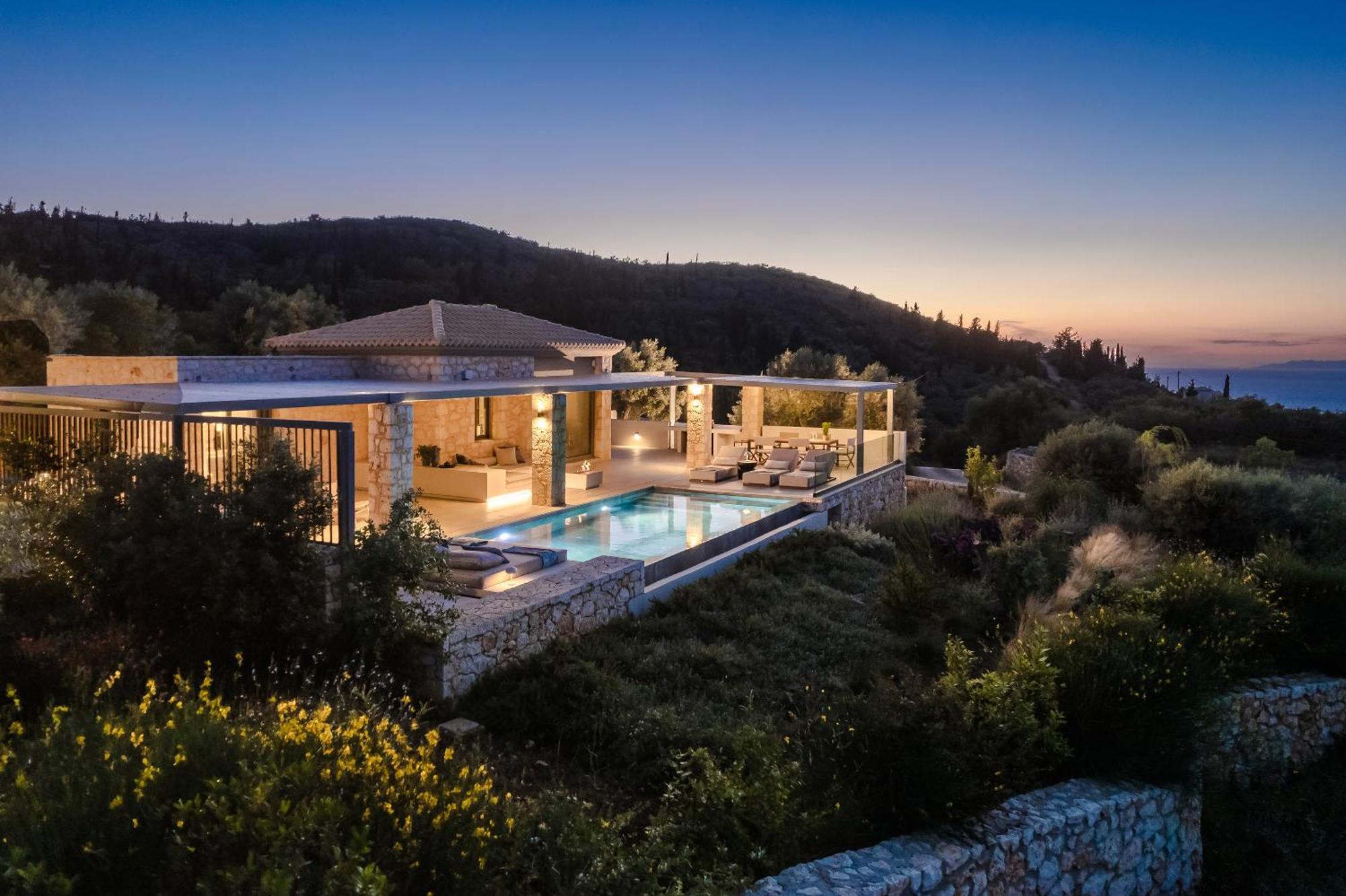 Epiphany Villas Lefkada Tsoukaladhes Bagian luar foto